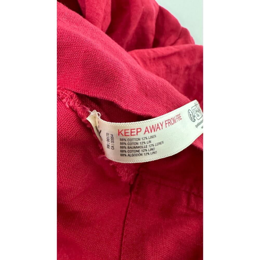 Free People Tell All Mini Dress Womens Medium Red  Sleeveless New Low Back - Picture 13 of 13